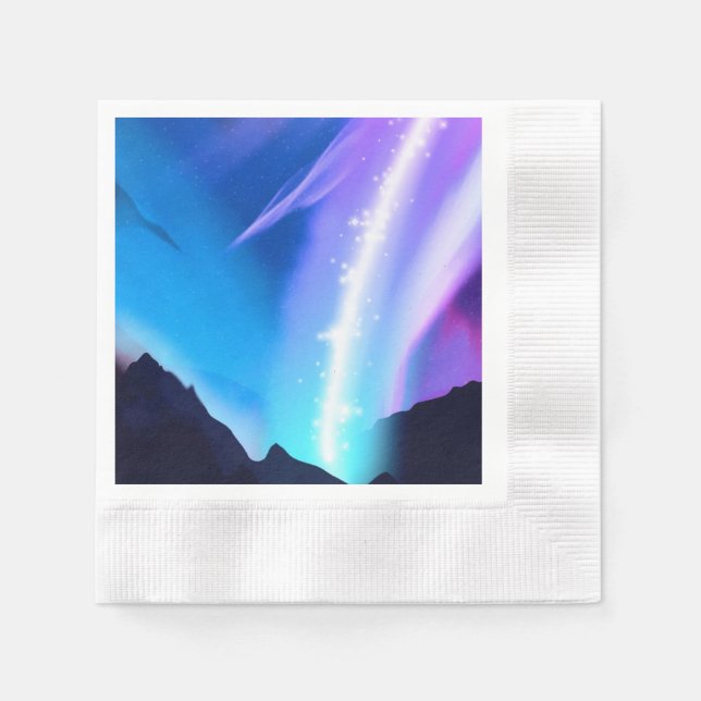 Northern Lights Napkins (Front)