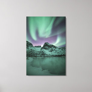 Northern Lights Nature Photo Canvas Print