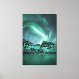 Northern Lights Nature Photo Canvas Print