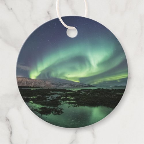 Northern Lights Nature Photo Favor Tags