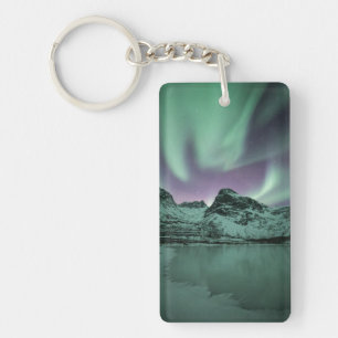 Northern Lights Nature Photo Keychain