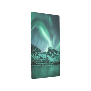 Northern Lights Nature Photo Metal Print