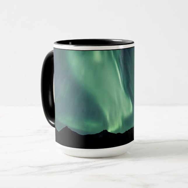 Northern Lights Nature Photo Mug (Front Left)
