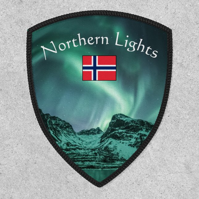 Northern Lights Nature Photo Patch (Front)