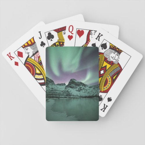 Northern Lights Nature Photo Playing Cards