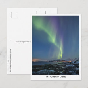 Northern Lights Nature Photo Postcard