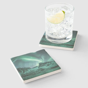 Northern Lights Nature Photo Stone Coaster