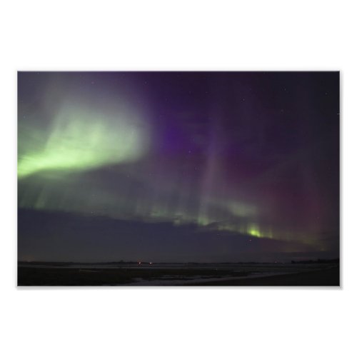 Northern Lights near Yorkton Photo Print