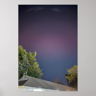 Northern Lights New Jersey Poster