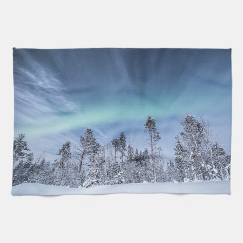 Northern Lights North Norway Kitchen Towel