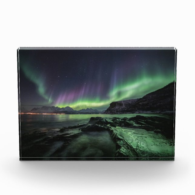 Northern Lights North Norway Photo Block (Front)