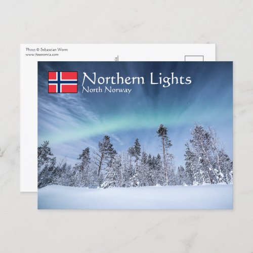 Northern Lights North Norway Postcard