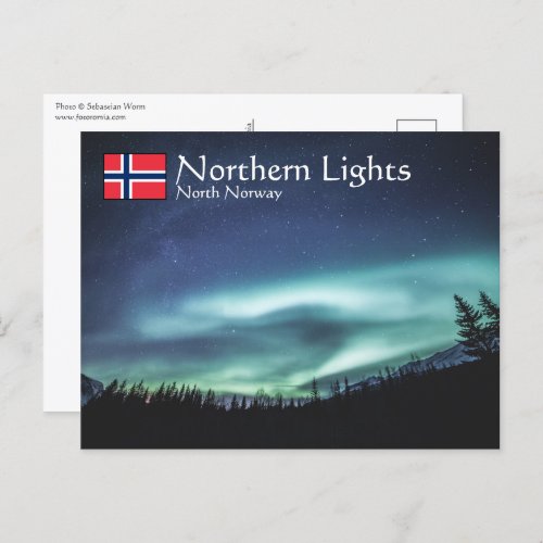Northern Lights North Norway Postcard