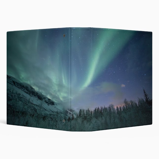Northern Lights Norway 3 Ring Binder (Background)