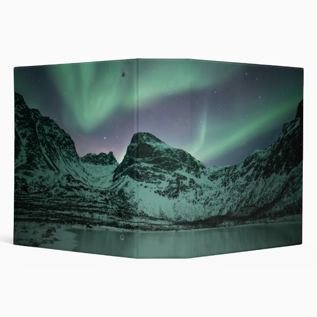 Northern Lights Norway 3 Ring Binder (Background)