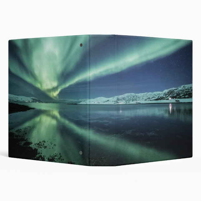 Northern Lights Norway 3 Ring Binder (Background)