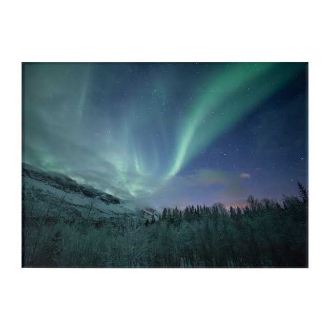 Northern Lights Norway Acrylic Print (Front)