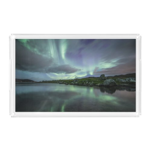 Northern Lights Norway Acrylic Tray