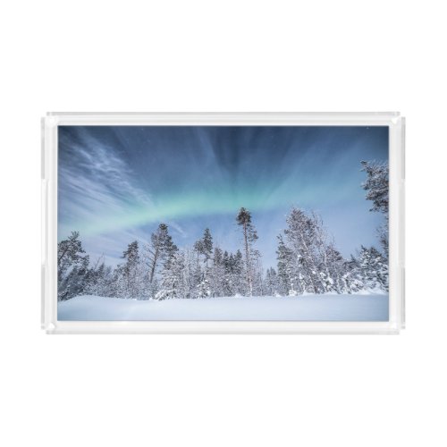 Northern Lights Norway Acrylic Tray