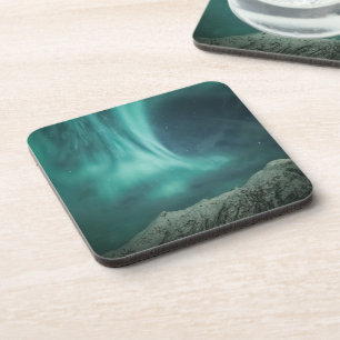 Northern Lights Norway Beverage Coaster