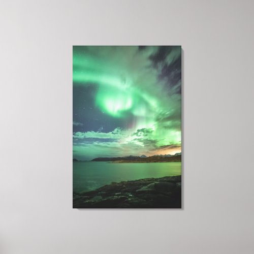 Northern Lights Norway Canvas Print