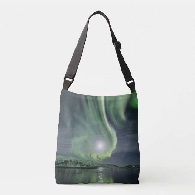 Northern Lights Norway Crossbody Bag (Front)