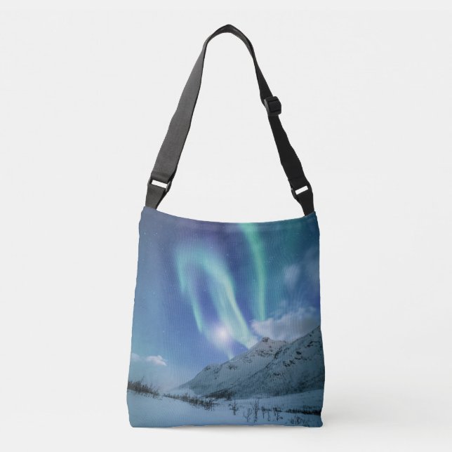 Northern Lights Norway Crossbody Bag (Front)