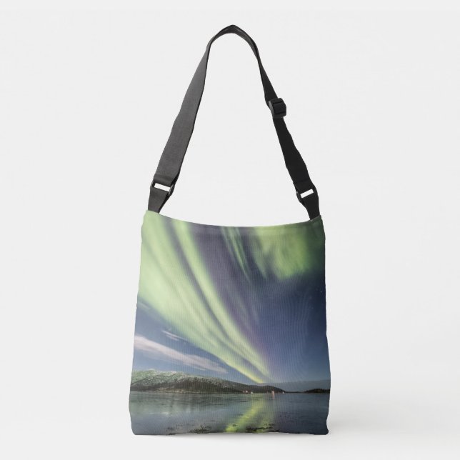 Northern Lights Norway Crossbody Bag (Front)