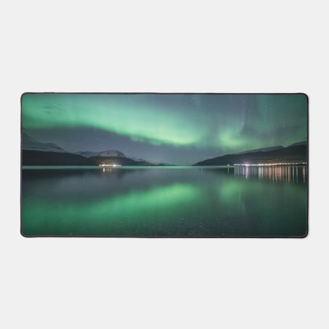 Northern Lights Norway Desk Mat (Front)