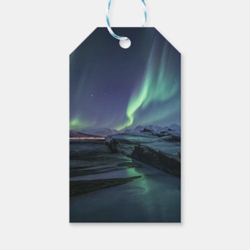 Northern Lights Norway Gift Tags