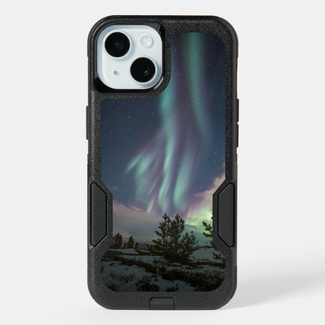 Northern Lights Norway iPhone 15 Case (Back)