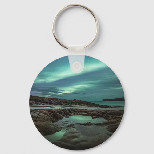 Northern Lights Norway Keychain