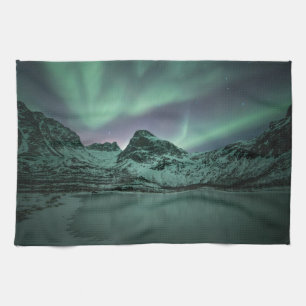 Northern Lights Norway Kitchen Towel