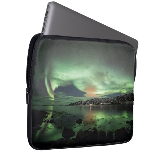 Northern Lights Norway Laptop Sleeve (Front Right)