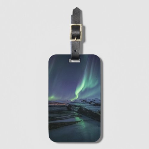 Northern Lights Norway Luggage Tag