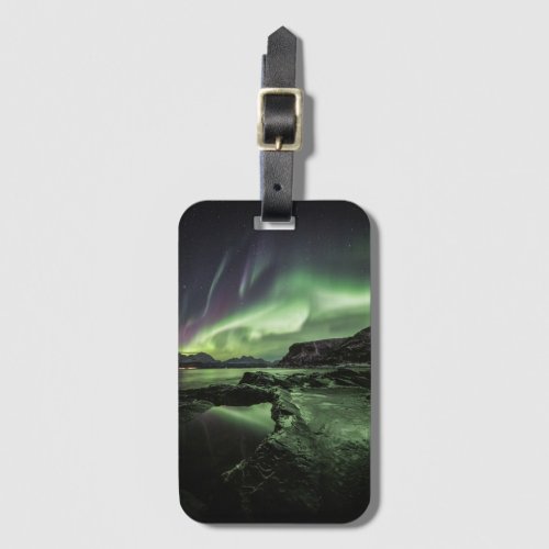 Northern Lights Norway Luggage Tag