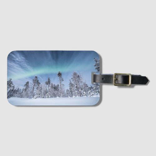 Northern Lights Norway Luggage Tag