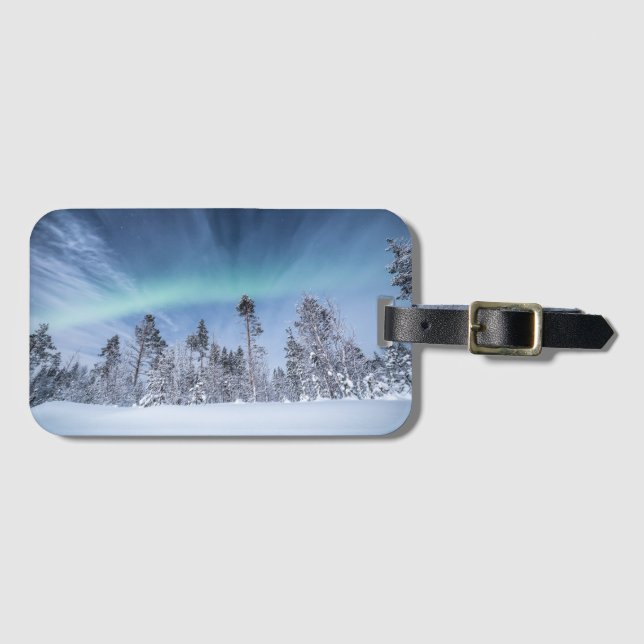 Northern Lights Norway Luggage Tag (Front Horizontal)