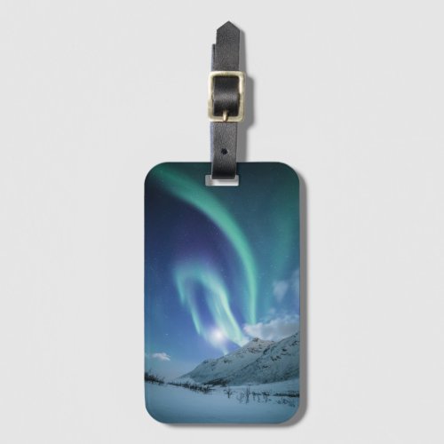 Northern Lights Norway Luggage Tag