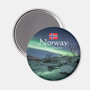 Northern Lights Norway Magnet