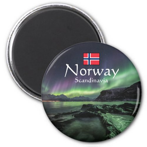 Northern Lights Norway Magnet