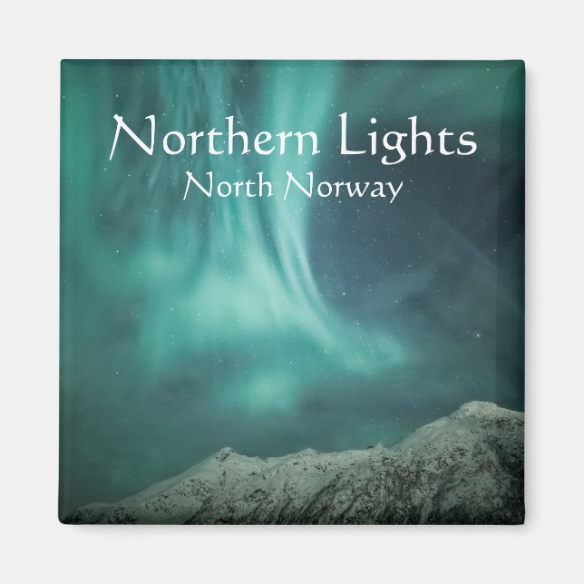 Northern Lights Norway Magnet (Front)