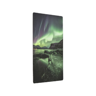 Northern Lights Norway Metal Print
