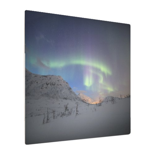 Northern Lights Norway Metal Print