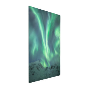 Northern Lights Norway Metal Print
