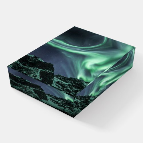 Northern Lights Norway Paperweight