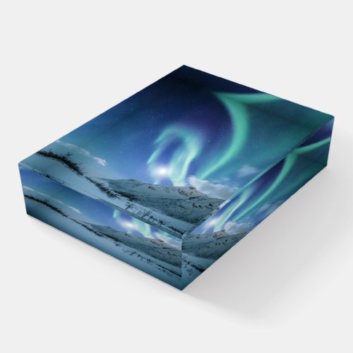 Northern Lights Norway Paperweight