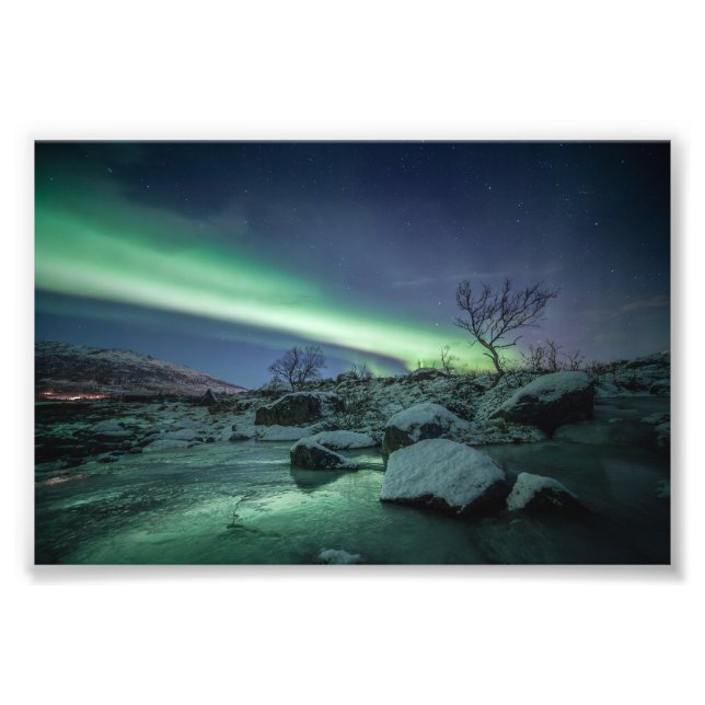 Northern Lights Norway Photo Print (Front)