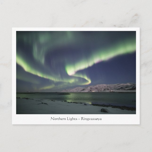 Northern Lights Norway Postcard (Front)