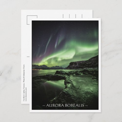 Northern Lights Norway Postcard